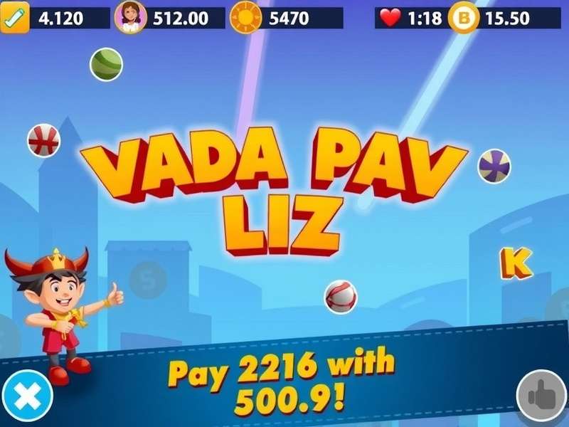 Vada Pav Blitz Game Screenshot